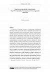 Research paper thumbnail of Estetizzazione della schizofrenia. Il problema della transizione nell'avanguardia musicale