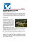 Research paper thumbnail of Postextractivismos en Ecuador: indultar a la Naturaleza