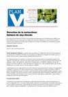 Research paper thumbnail of Derechos de la naturaleza: balance de una década