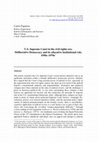 Research paper thumbnail of U.S. Supreme Court in the Civil Rights Era: Deliberative Democracy and its educative institutional role, 1950s-1970s