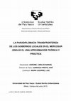 Research paper thumbnail of LA PARADIPLOMACIA TRANSFRONTERIZA DE LOS GOBIERNOS LOCALES EN EL MERCOSUR (2003-2013): UNA APROXIMACIÓN TEÓRICA Y PRÁCTICA