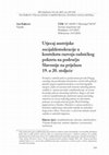 Research paper thumbnail of Utjecaj austrijske socijaldemokracije u kontekstu razvoja radničkog pokreta na području Slavonije