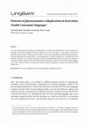 Research paper thumbnail of Patterns of phonosemantic reduplication in Kartvelian (South Caucasian) languages