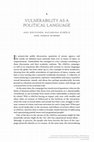 Research paper thumbnail of Koivunen, Anu; Kyrölä, Katariina; Ryberg, Ingrid (2018) "Vulnerability as a Political Language". In: The Power of Vulnerability: Mobilising Affect in Feminist, Queer and Anti-racist Media Cultures, (Manchester University Press, 2018), pp. 1-26.