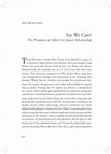 Research paper thumbnail of Koivunen, Anu (2010) “Yes We Can? The Promises of Affect for Queer Scholarship”, Lambda Nordica Vol 15 Nos. 3-4 (2010), 40–64.