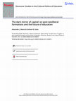 Research paper thumbnail of The Dark Mirror of Capital: On Post-Neoliberal Formations and the Future of Education