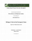 Research paper thumbnail of European Refugee Crisis.doc