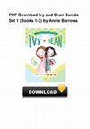 Research paper thumbnail of Full Book Ivy And Bean Bundle Set 1 Books 1 3 PDF IE