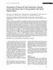 Research paper thumbnail of Association of Plasma B-Type Natriuretic Peptide Levels with Shunt Size in Young Adults with Atrial Septal Defect