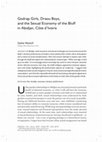 Research paper thumbnail of Godrap Girls, Draou Boys, and the Sexual Economy of the Bluff in Abidjan, Côte d'Ivoire