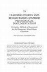 Research paper thumbnail of Learning stories and Reggio Emilia-inspired pedagogical documentation: Formative methods of assessment for the elementary school music classroom