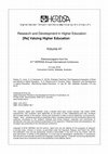 Research paper thumbnail of Scholarly Teaching: The Changing Composition of Work and Identity in Higher Education. In D. Wache and D. Houston (Eds.), Research and Development in Higher Education: (Re)Valuing Higher Education, 41 (pp 49 - 59). Adelaide, Australia, 2-5 July 2018.