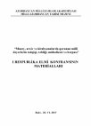 Research paper thumbnail of I respublika elmi konfransının materialları-2017.pdf