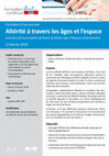 Research paper thumbnail of Altérité à travers les âges et l'espace