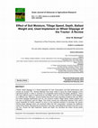 Research paper thumbnail of Effect of Soil Moisture, Tillage Speed, Depth, Ballast Weight and, Used Implement on Wheel Slippage of the Tractor: A Review