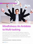 Research paper thumbnail of 2011-12 mindfulness- an antidote to multi-tasking.pdf