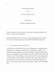 Research paper thumbnail of Dishonoring Honor Killing and The Pursuit of Moderate Islam