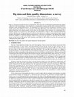 Research paper thumbnail of Big data and data quality dimensions: a survey