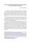 Research paper thumbnail of LIGHTS, CAMERA, JURISDICTION: COMMUNICATION TECHNOLOGY AND THE MYTH OF TRANSPARENT JUSTICE IN BRAZIL