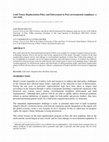 Research paper thumbnail of Land Tenure Regularization Policy and Enforcement in Pará environmental compliance: a case study