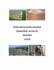 Research paper thumbnail of Brazil Land Governance Assessment Decision