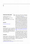 Research paper thumbnail of Infrastructure Policy, Brazil