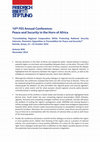 Research paper thumbnail of Consolidating Regional Cooperation While Protecting National Security Interests: Diametric Opposition or Precondition for Peace and Security?