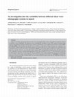 Research paper thumbnail of An investigation into the variability between different shear wave elastography systems in muscle