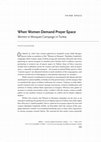 Research paper thumbnail of Alyanak - When Women Demand Prayer Space