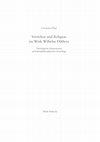 Research paper thumbnail of Verstehen und Religion im Werk Wilhelm Diltheys. Theologische Dimensionen auf kulturphilosophischer Grundlage