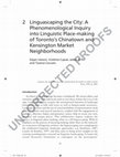 Research paper thumbnail of Linguascaping Toronto.pdf