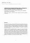 Research paper thumbnail of SÍNTESIS DEL INFORME REGIONAL PARA LA BARQUITA: SANTO DOMINGO, REPÚBLICA DOMINICANA.