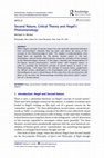 Research paper thumbnail of Second Nature, Critical Theory and Hegel's Phenomenology