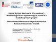 Research paper thumbnail of Digital stylistic analysis in "PhraseoRom": methodological and epistemological issues in a multidisciplinary project