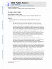 Research paper thumbnail of To stop or not to stop.pdf