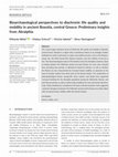 Research paper thumbnail of Bioarchaeological perspectives to diachronic life quality and mobility in ancient Boeotia, central Greece: Preliminary insights from Akraiphia