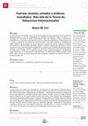 Research paper thumbnail of “Fuerzas sociales, estados y órdenes mundiales: Más allá de la Teoría de Relaciones Internacionales