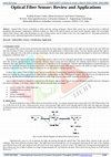 Research paper thumbnail of Optical Fiber Sensor: Review and Applications