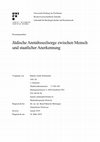 Research paper thumbnail of Jüdische Anstaltsseelsorge zwischen Mensch und staatlicher Anerkennung