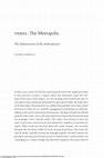 Research paper thumbnail of The Metropolis: The Infrastructure of the Anthropocene