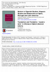 Research paper thumbnail of "Translation and Translatio: ‘nuestro latín’ in Alfonso el Sabio's General estoria"