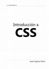 Research paper thumbnail of Introducción a CSS