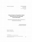 Research paper thumbnail of Fobia al Estado de Tocqueville a Hayek: elementos para una arqueología del neoliberalismo