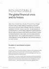 Research paper thumbnail of Roundtable: The global financial crisis and its history