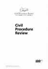 Research paper thumbnail of Civil Procedure Review