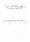 Research paper thumbnail of FRATE FRANCESCO rivista di cultura francescana estratto Massimo Vedova TEMATICHE SPIRITUALI FONDAMENTALI NELLE INSTRUCTIONES DI ANGELA DA FOLIGNO