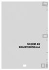 Research paper thumbnail of NOÇÕES DE BIBLIOTECONOMIA