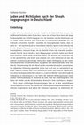 Research paper thumbnail of Einleitung. Juden und Nichtjuden nach der Shoah. Begegnungen in Deutschland