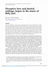 Research paper thumbnail of Deceptive love and denied endings: tropes in the music of Billy Joel