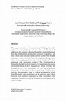 Research paper thumbnail of Axel Honneth's Critical Pedagogy for a Renewed Socialist-Global Society